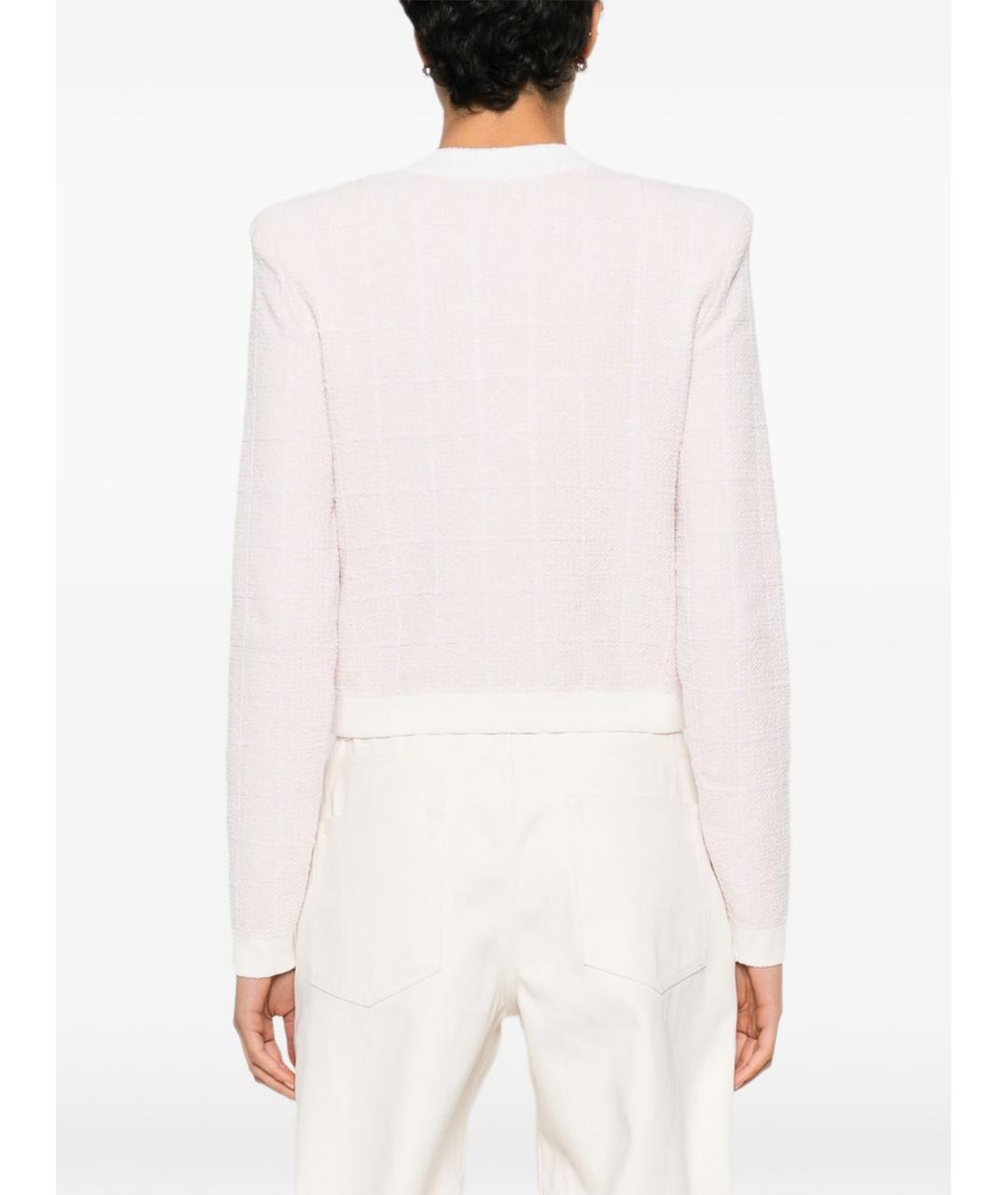 BALMAIN Розовый хлопковый кардиган, фото 5