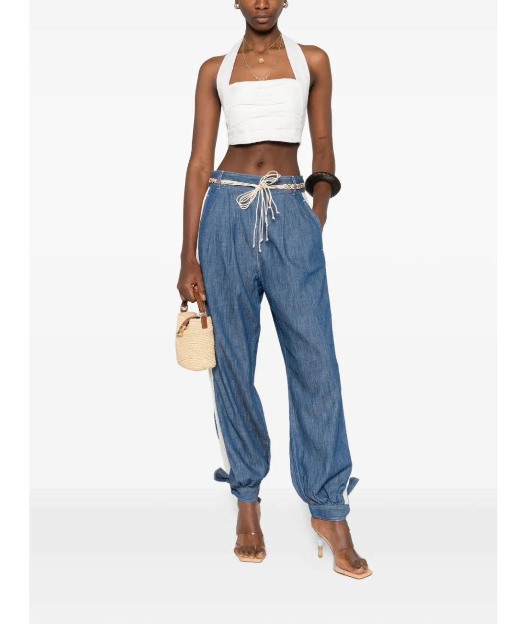 ZIMMERMANN Хлопковые прямые брюки, фото 2