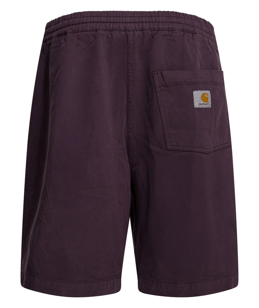 CARHARTT WIP Фиолетовые хлопковые шорты, фото 2