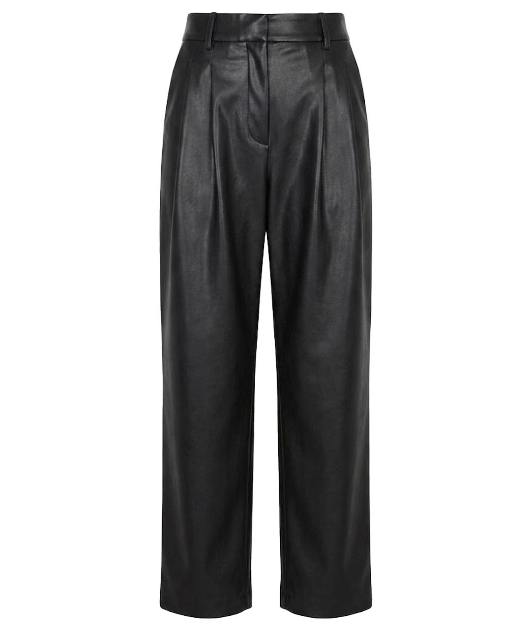 MSGM Черные прямые брюки, фото 1