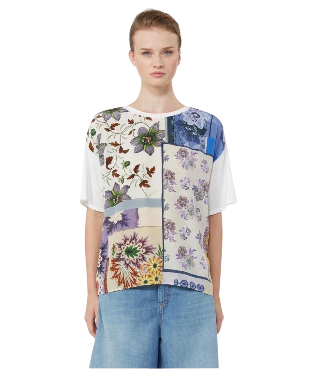 WEEKEND MAX MARA Мульти хлопковая футболка, фото 1