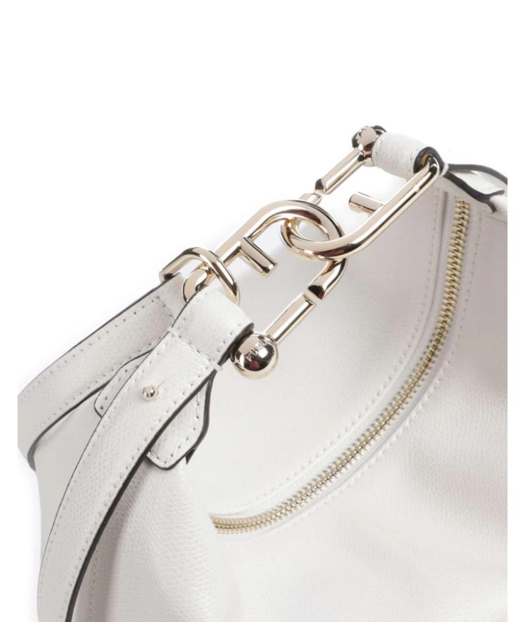 FURLA Белая кожаная сумка через плечо, фото 3