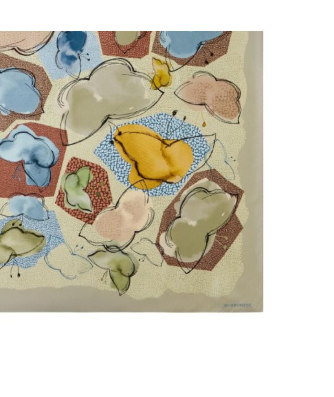 BORBONESE Мульти шелковый платок, фото 2