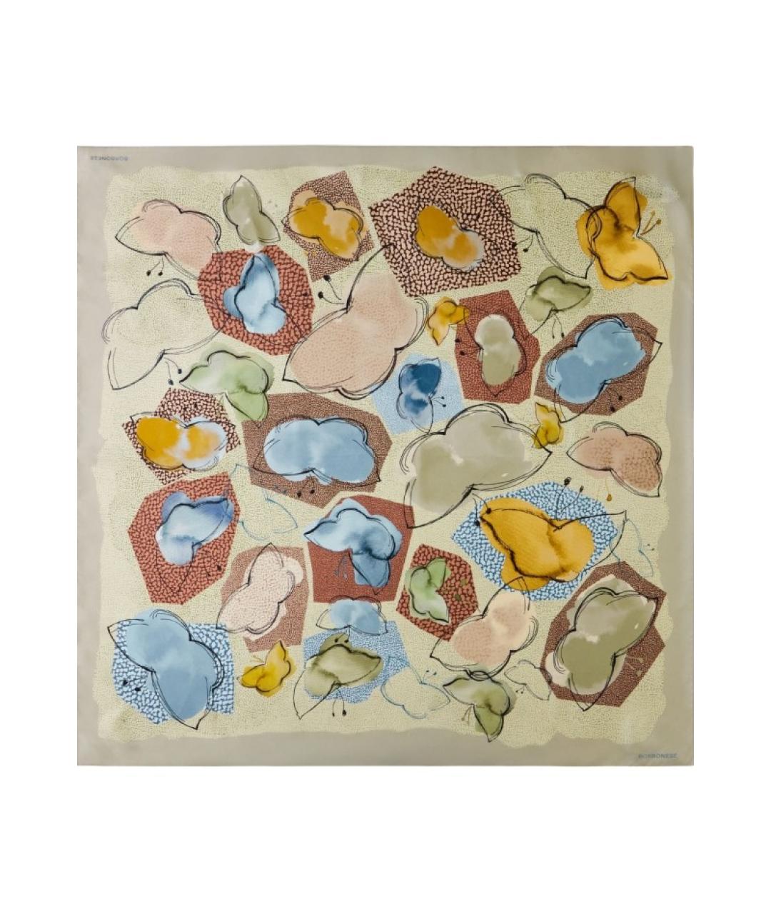 BORBONESE Мульти шелковый платок, фото 1