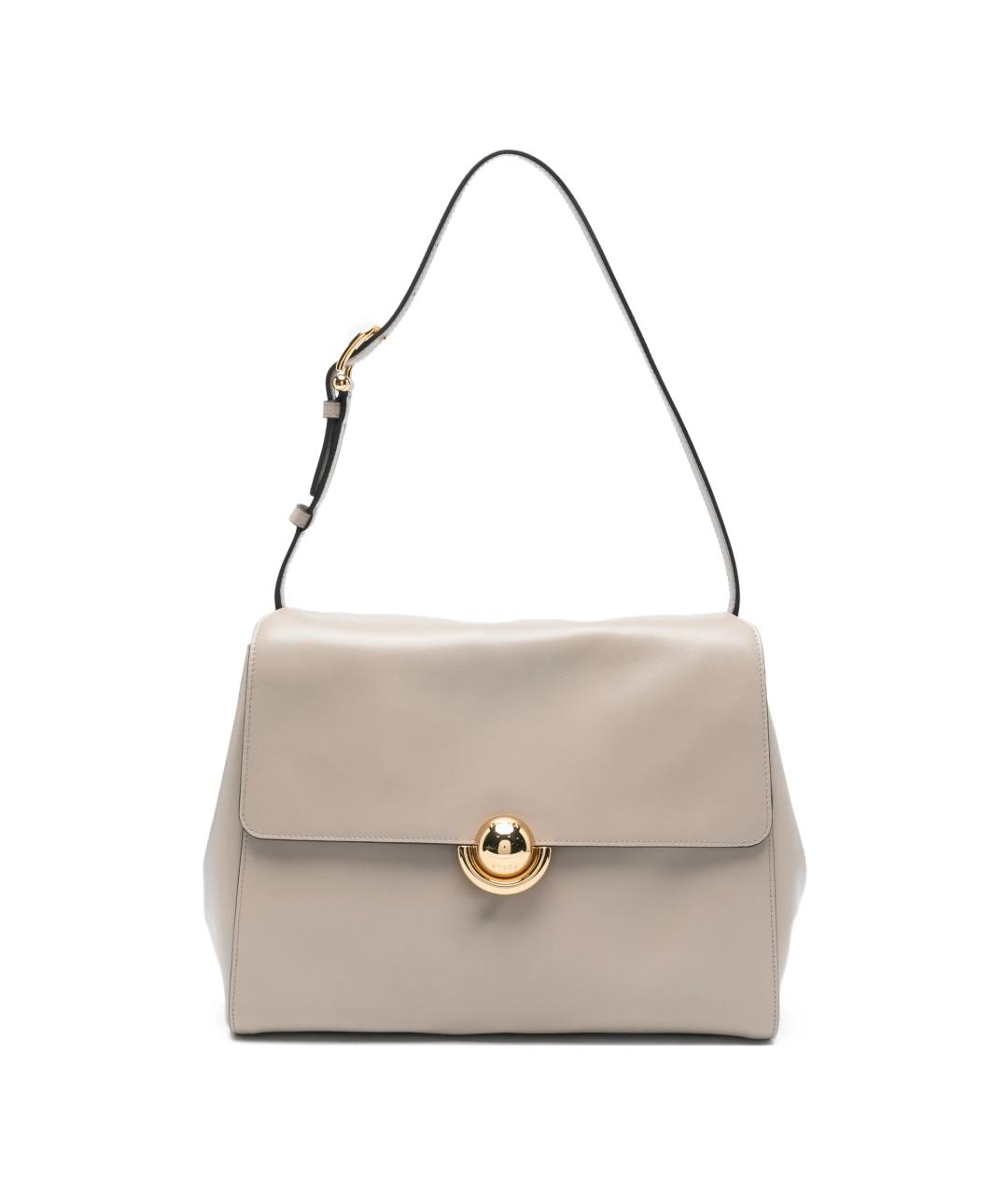 FURLA Серая кожаная сумка через плечо, фото 1