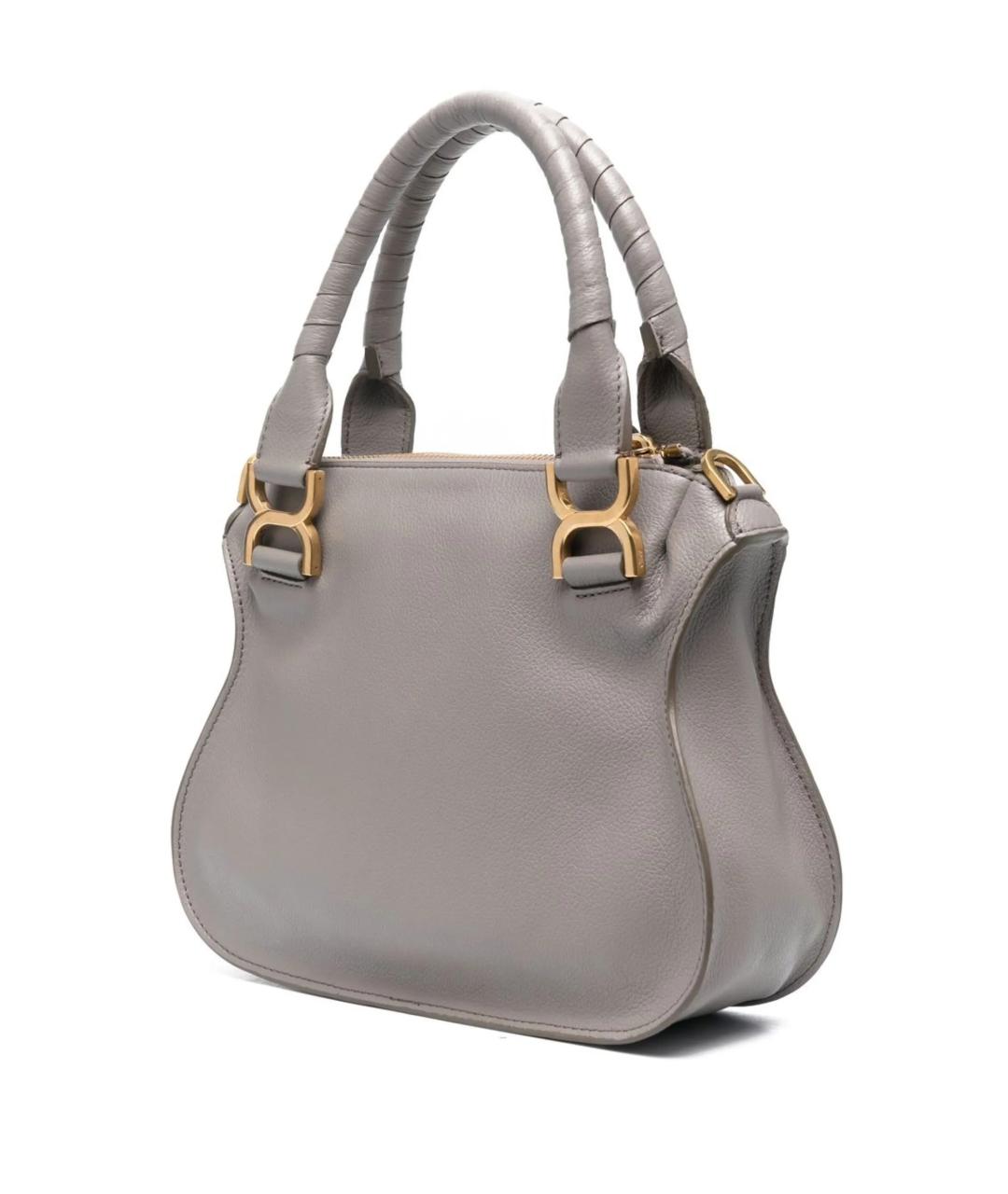 CHLOE Серая кожаная сумка через плечо, фото 2