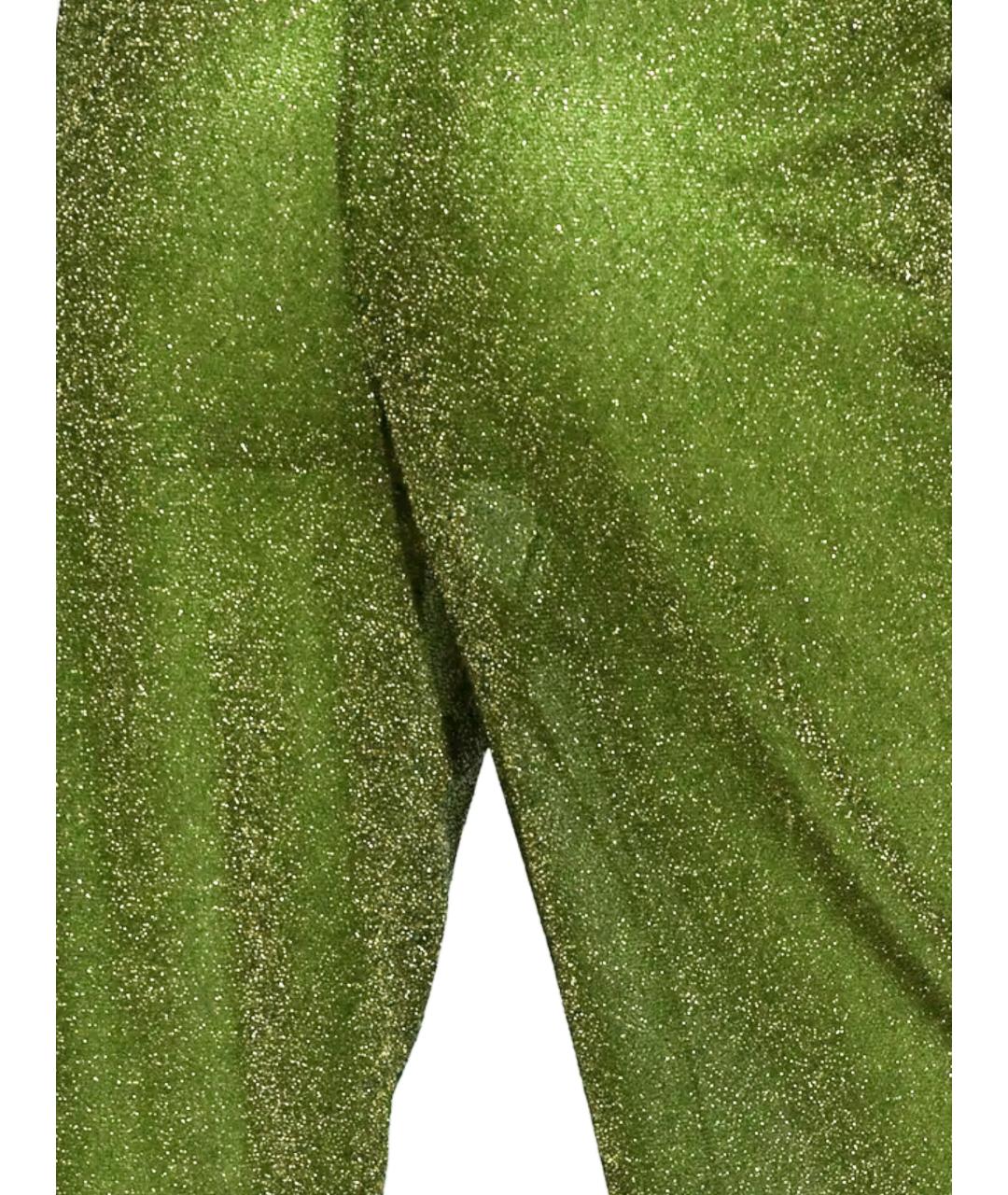 OSEREE Зеленые полиамидовые прямые брюки, фото 3