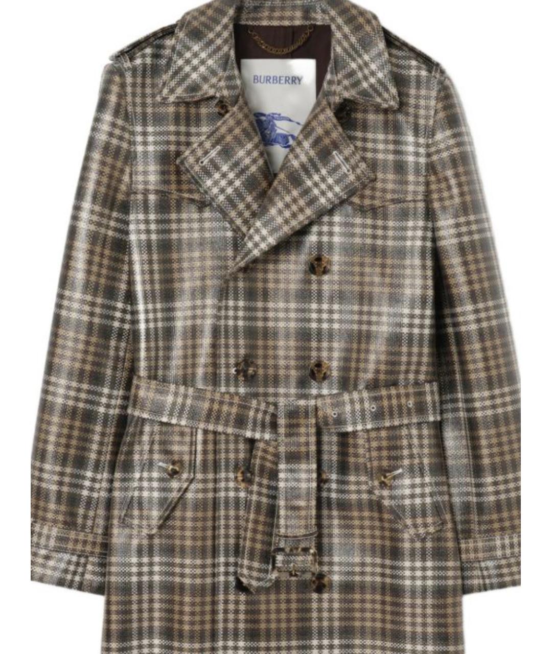 BURBERRY Мульти полиэстеровый тренч / плащ, фото 2