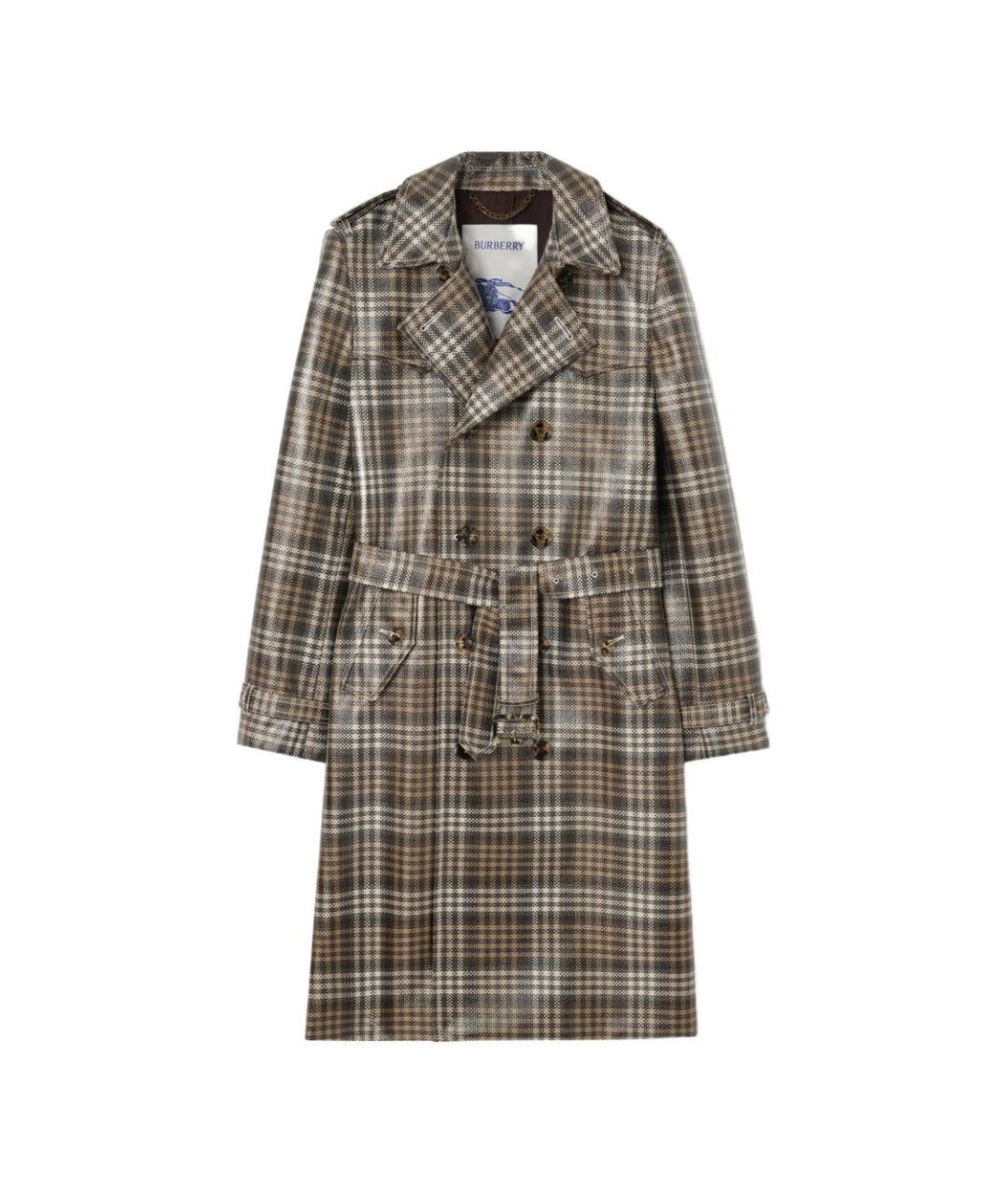 BURBERRY Мульти полиэстеровый тренч / плащ, фото 1