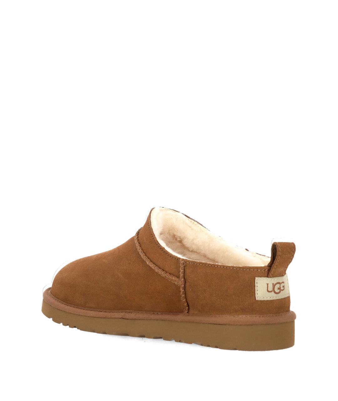 UGG AUSTRALIA Коричневые замшевые низкие ботинки, фото 3