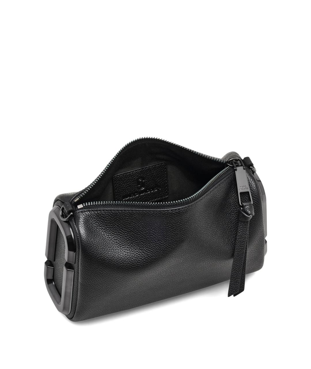 MARC JACOBS Черная кожаная сумка через плечо, фото 4