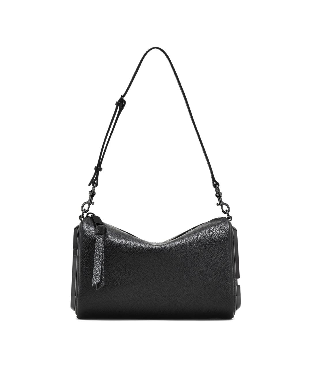 MARC JACOBS Черная кожаная сумка через плечо, фото 3