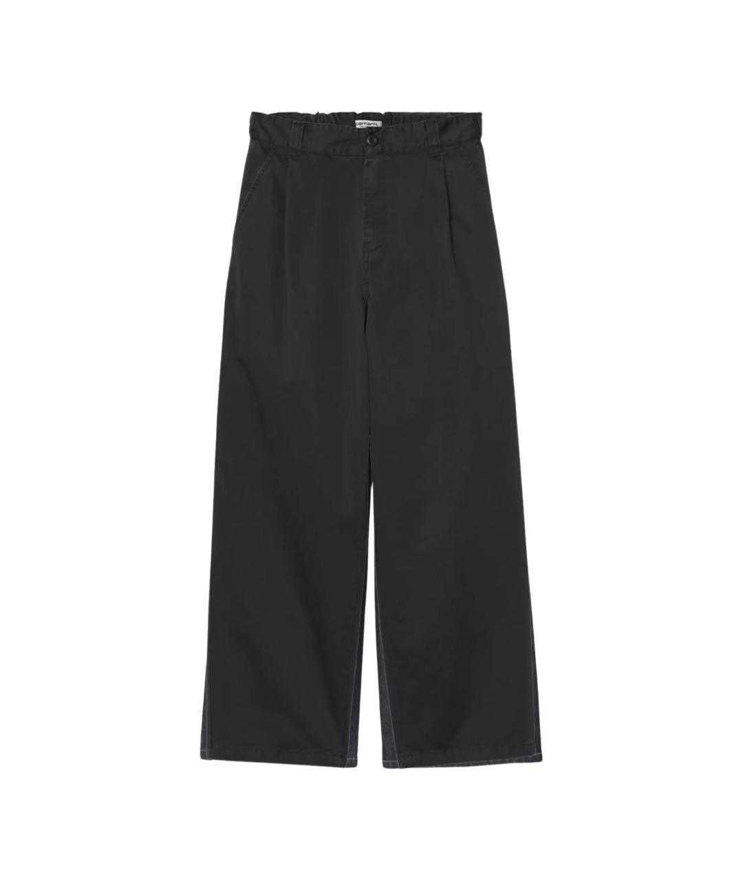 CARHARTT WIP Черные хлопковые повседневные брюки, фото 1