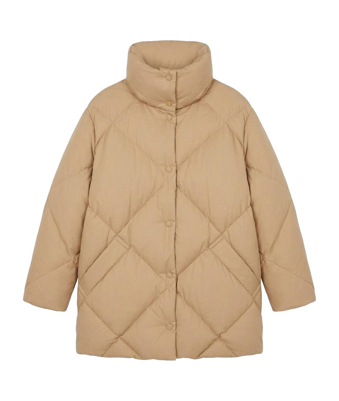 BURBERRY Бежевый пуховик, фото 1