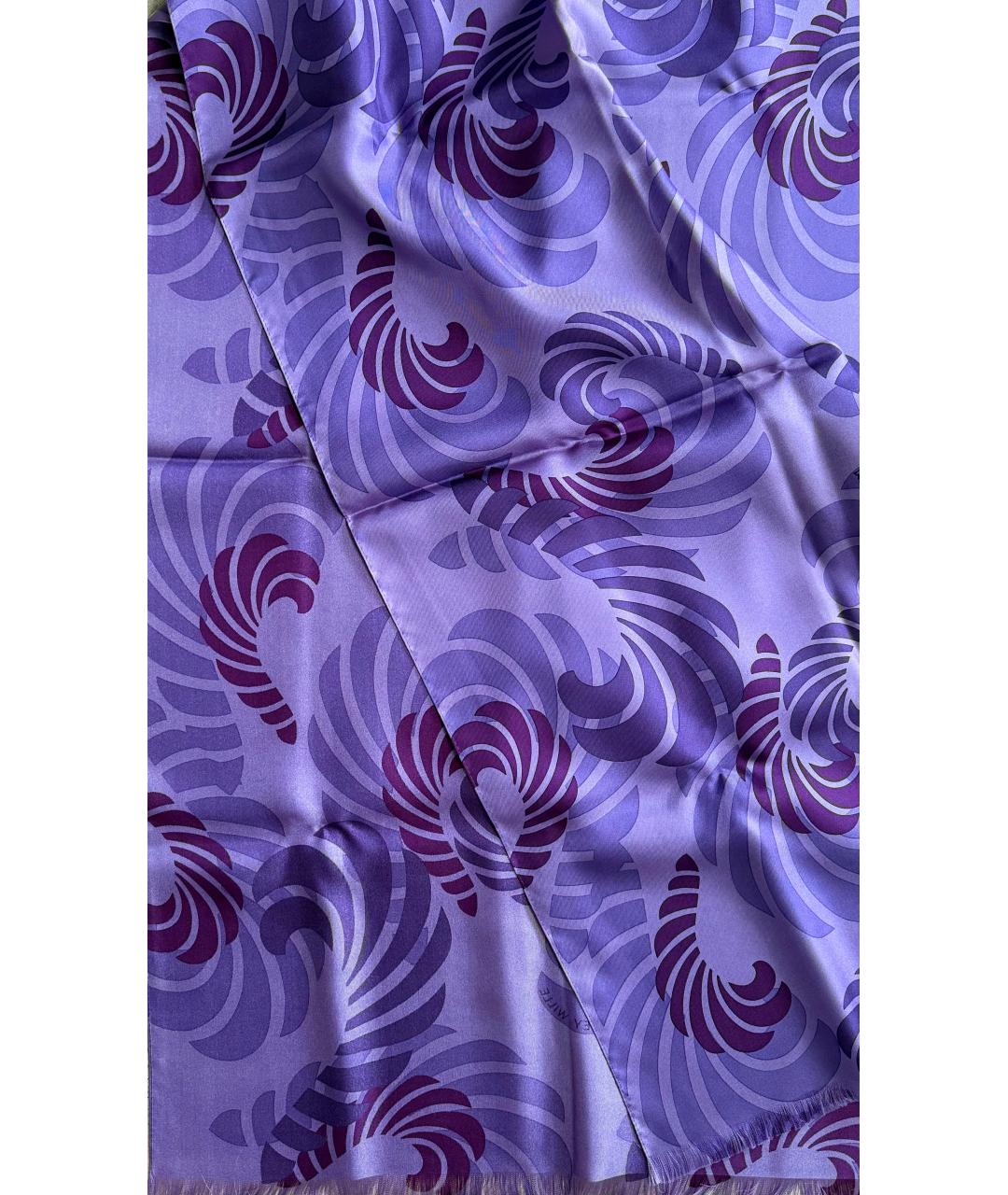 Frey Wille Фиолетовый шелковый шарф, фото 2