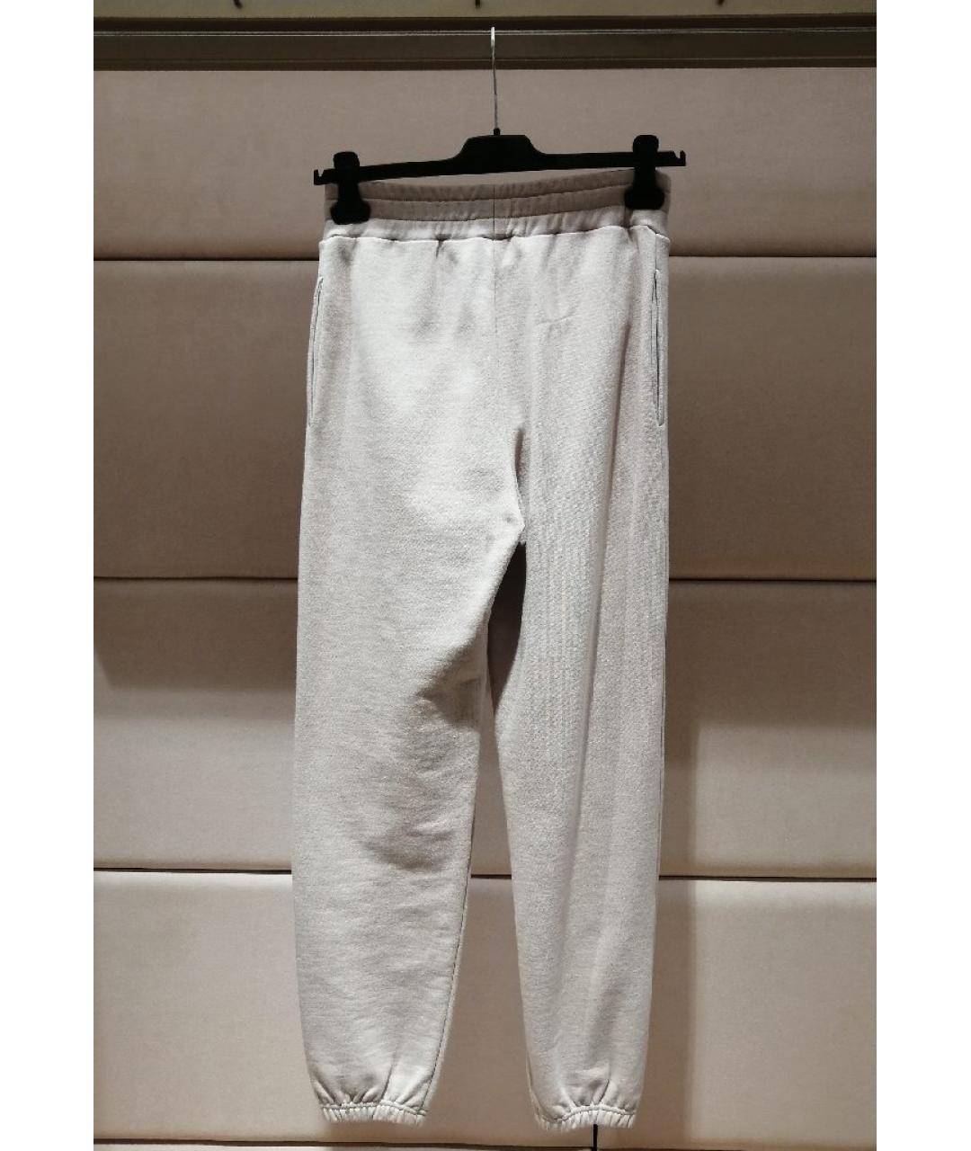 MSGM Бежевые хлопковые спортивные брюки и шорты, фото 2