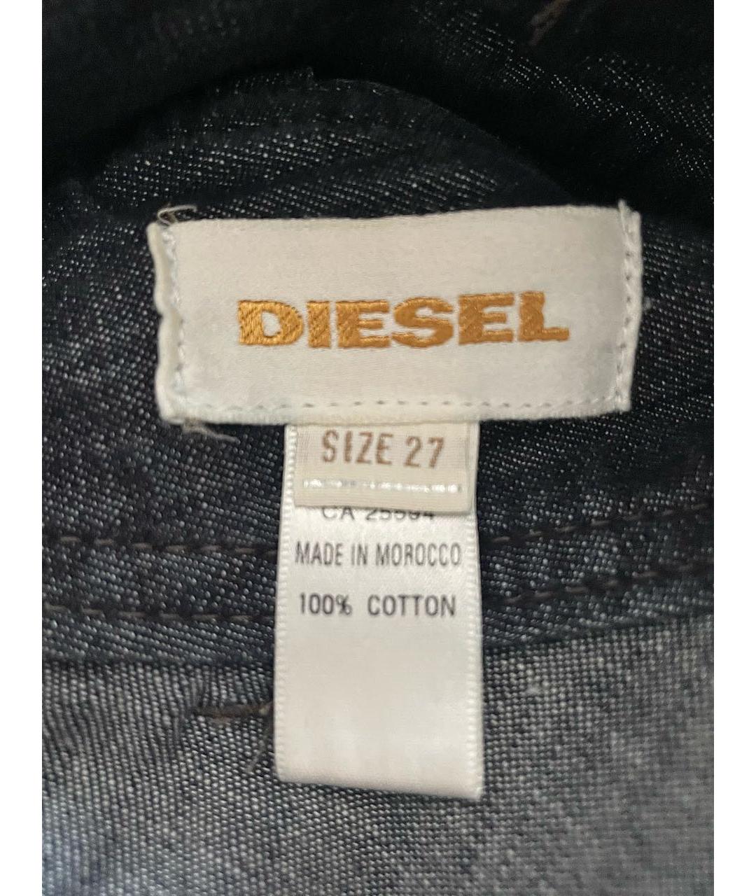 DIESEL Серая деним юбка миди, фото 4