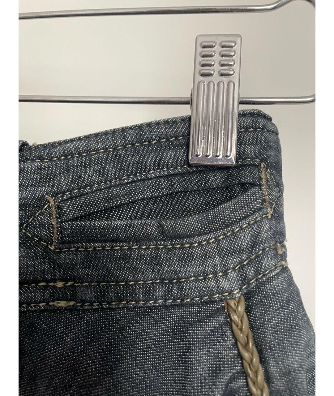 DIESEL Серая деним юбка миди, фото 3