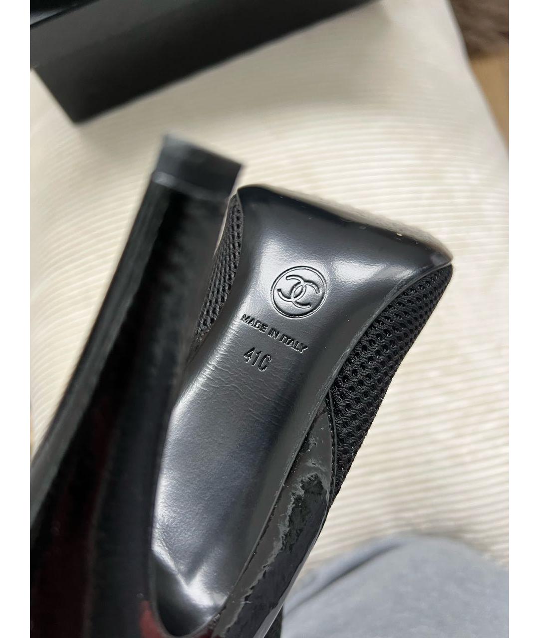 CHANEL Черные ботильоны, фото 5
