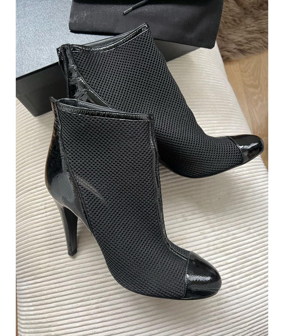 CHANEL Черные ботильоны, фото 3