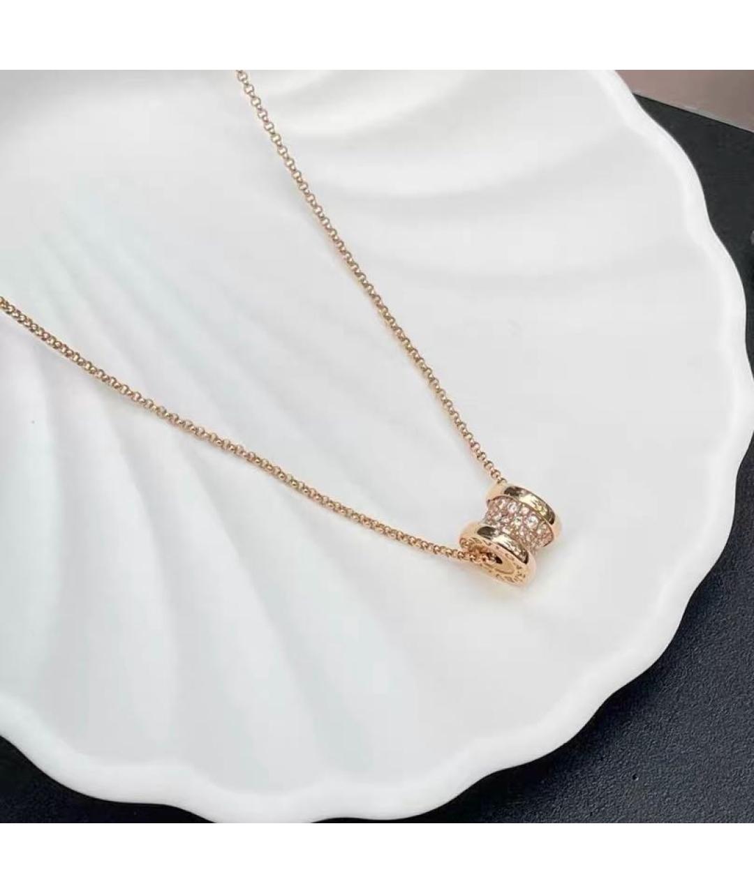 BVLGARI Розовое колье из розового золота, фото 5