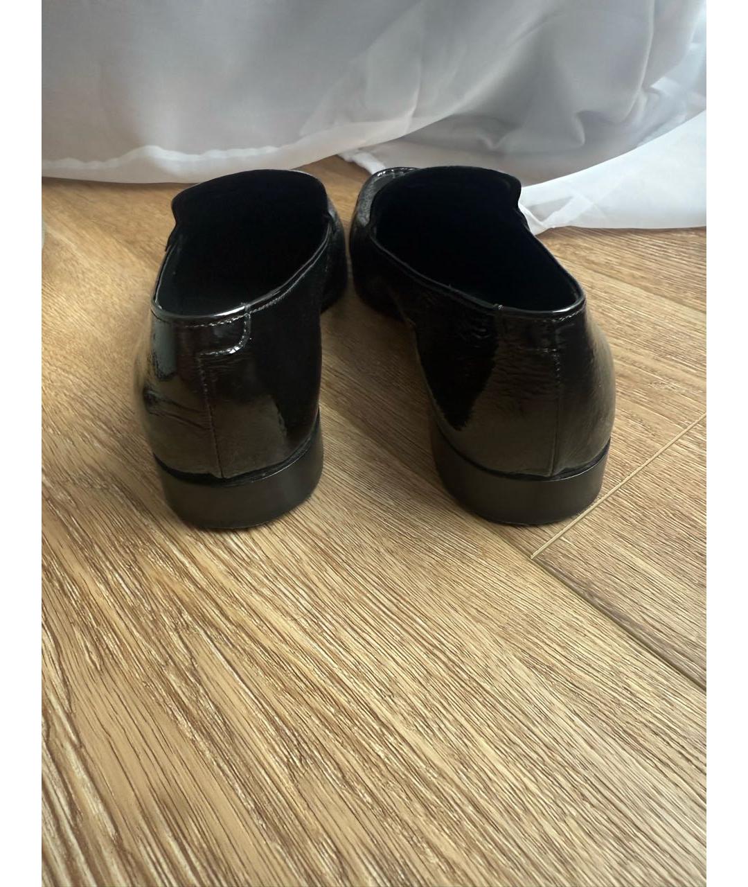 PRADA Черные лоферы из лакированной кожи, фото 4