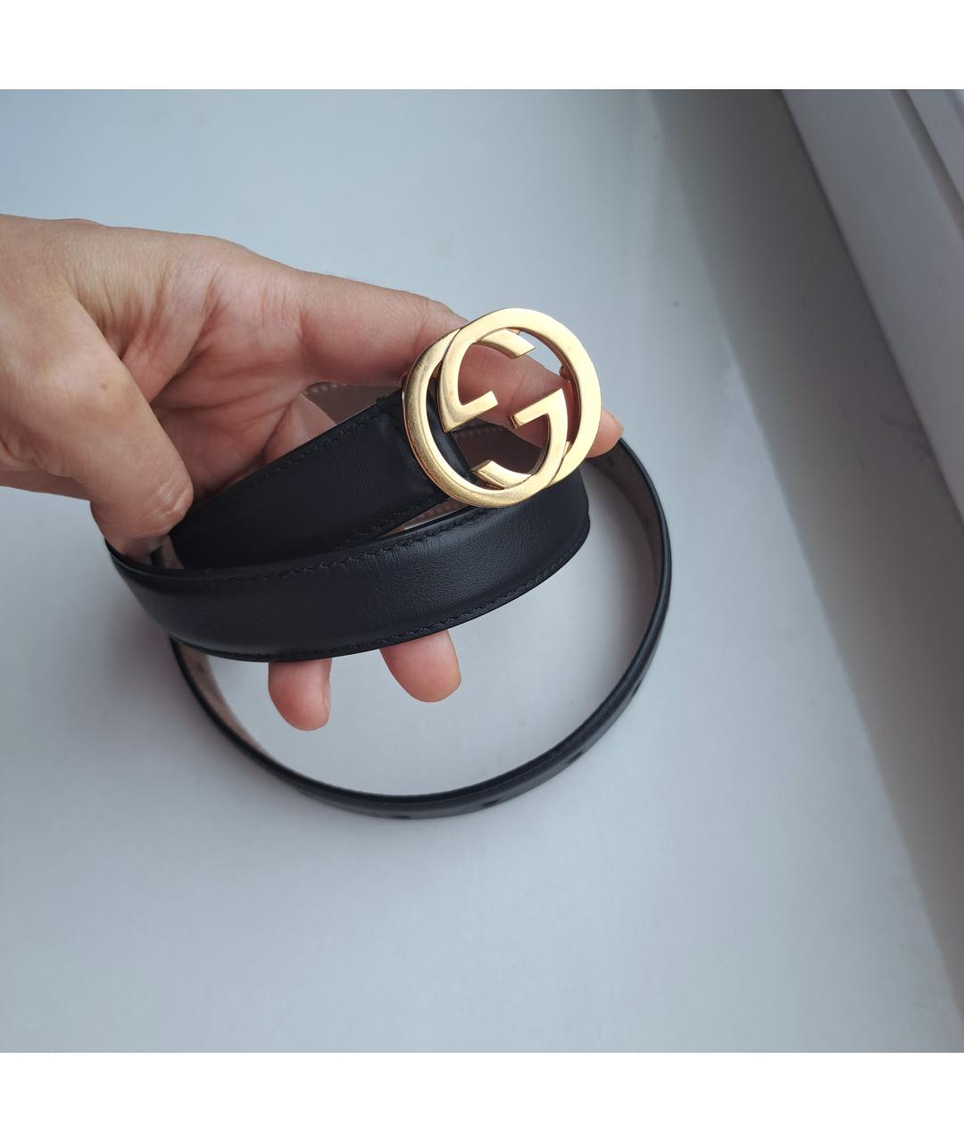 GUCCI Коричневый кожаный ремень, фото 2