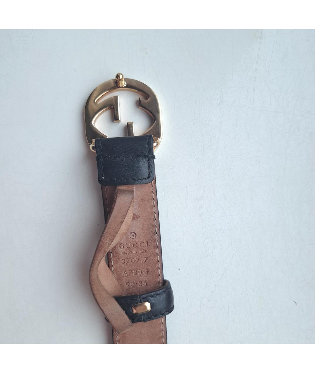 GUCCI Коричневый кожаный ремень, фото 3