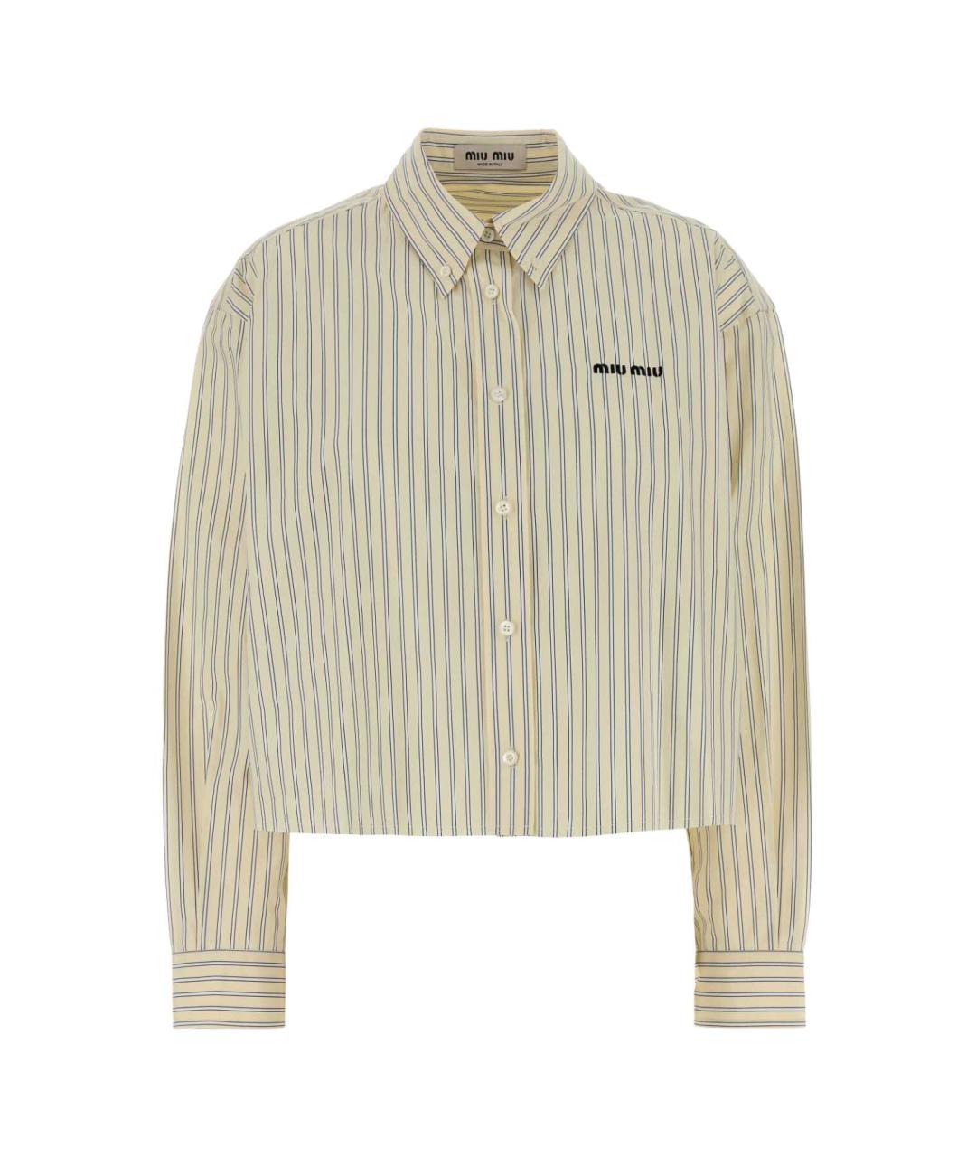 MIU MIU Мульти хлопковая рубашка, фото 1