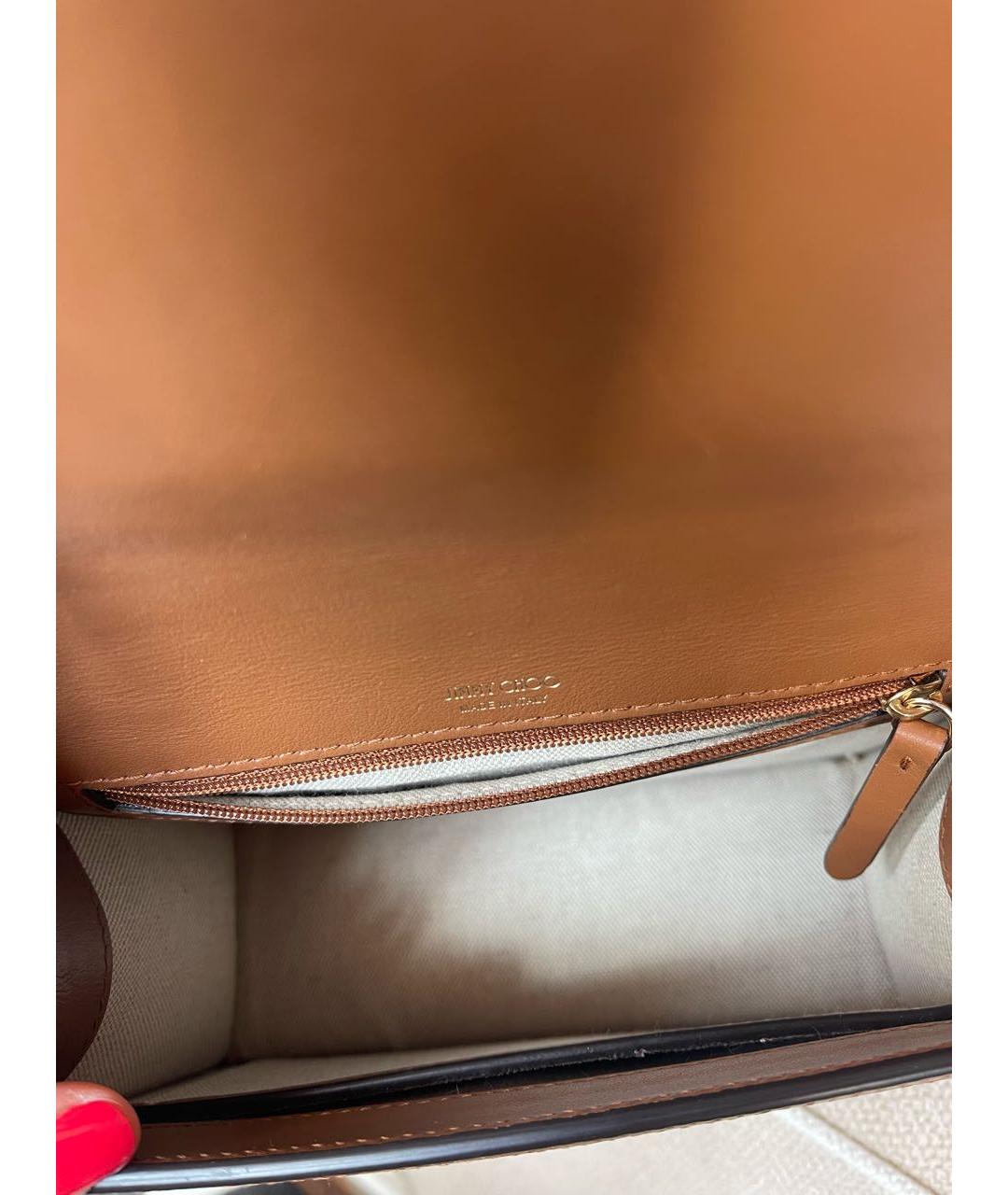 JIMMY CHOO Белая сумка с короткими ручками, фото 4