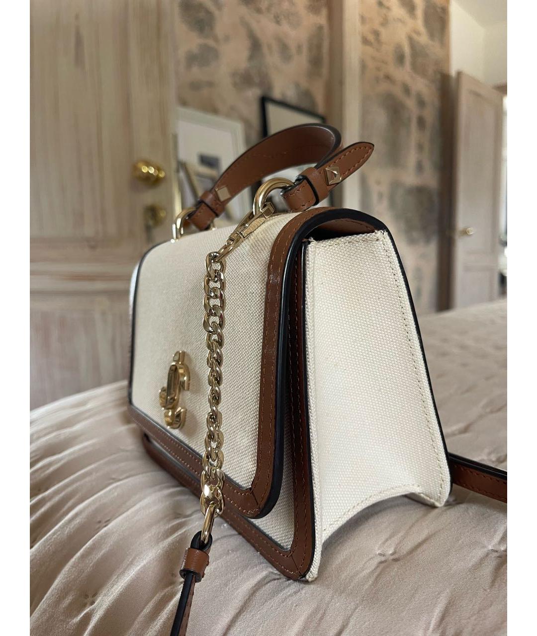 JIMMY CHOO Белая сумка с короткими ручками, фото 2