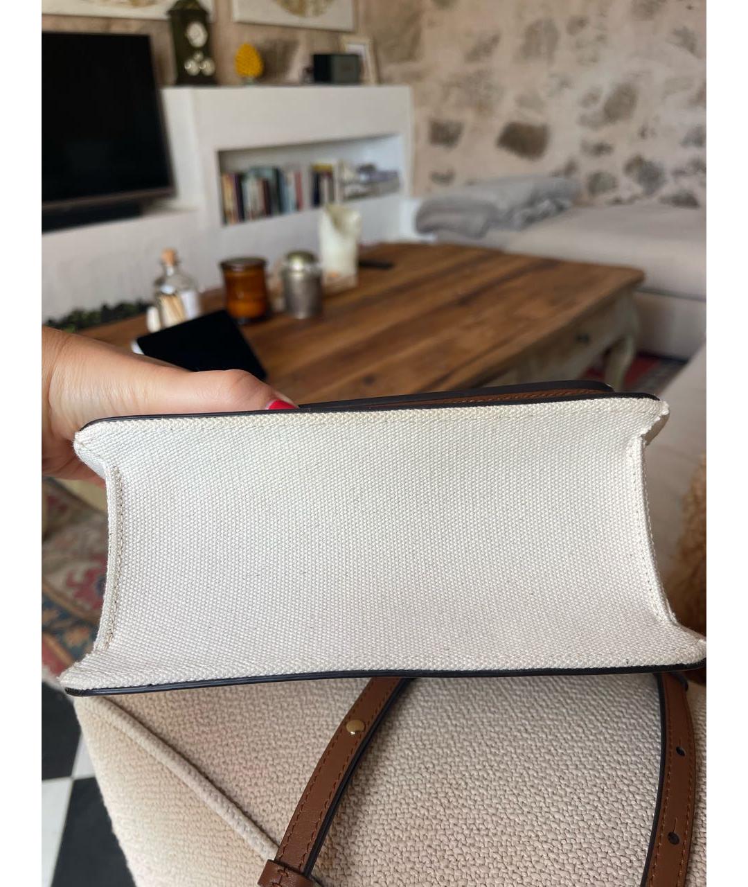 JIMMY CHOO Белая сумка с короткими ручками, фото 8