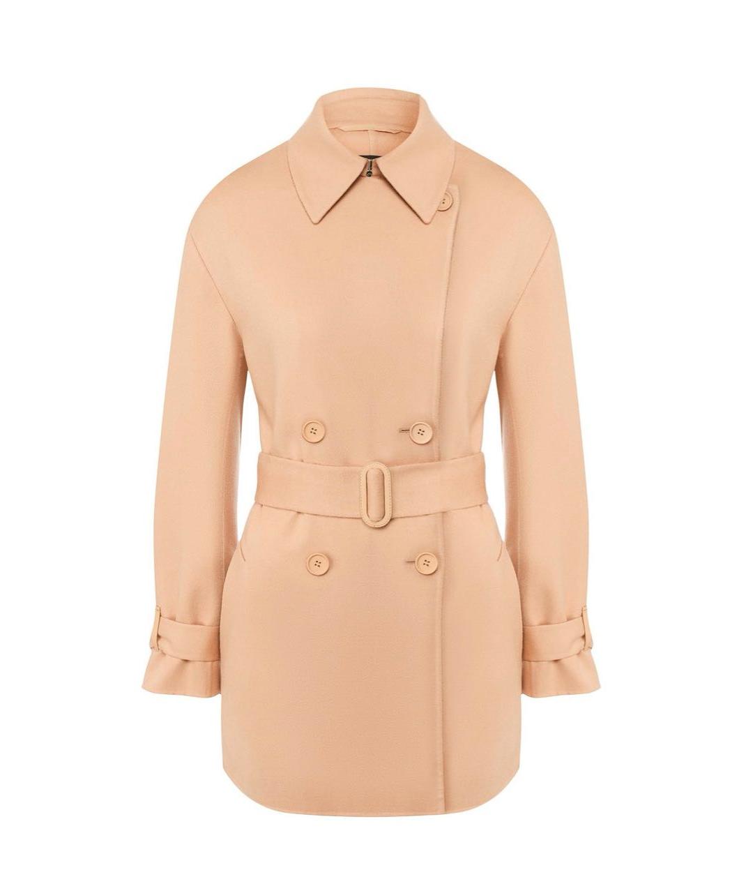 LORO PIANA Бежевое кашемировое пальто, фото 7