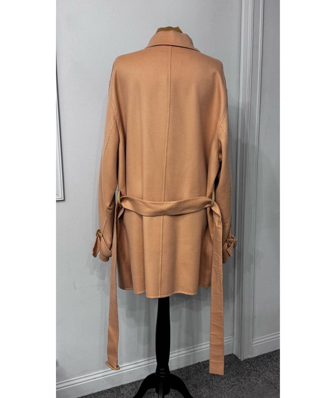 LORO PIANA Бежевое кашемировое пальто, фото 5