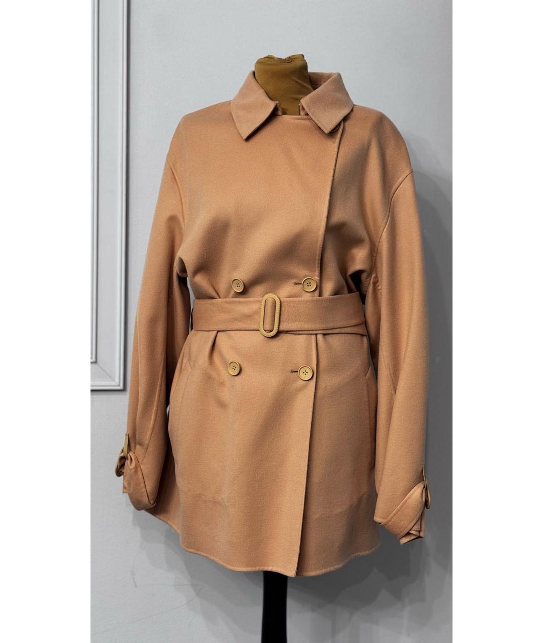 LORO PIANA Бежевое кашемировое пальто, фото 2