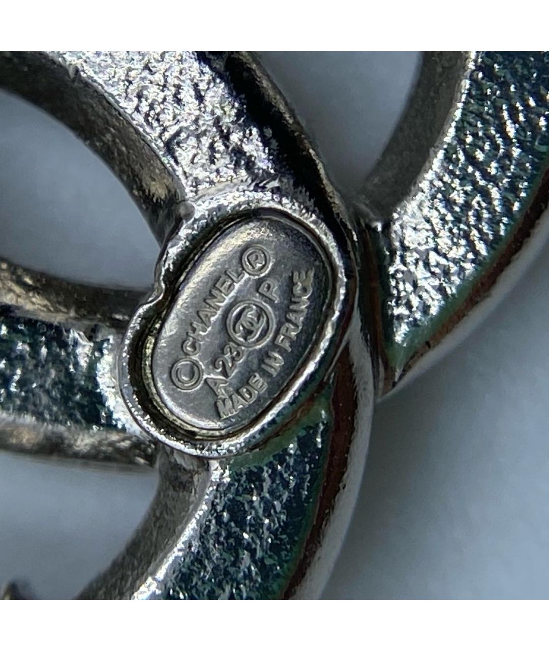 CHANEL Серебряные серьги, фото 6