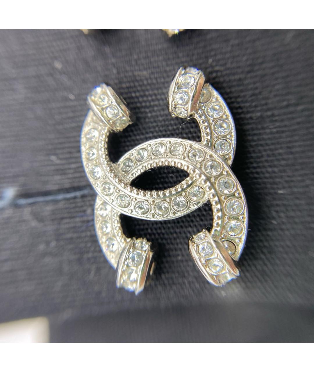 CHANEL Серебряные серьги, фото 8