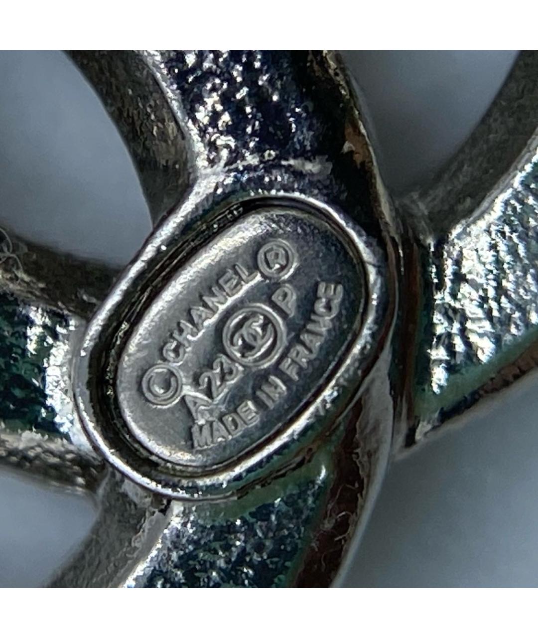 CHANEL Серебряные серьги, фото 7