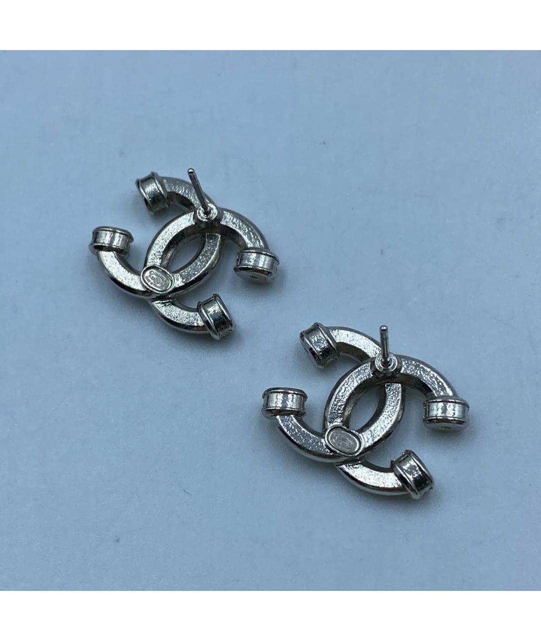 CHANEL Серебряные серьги, фото 5