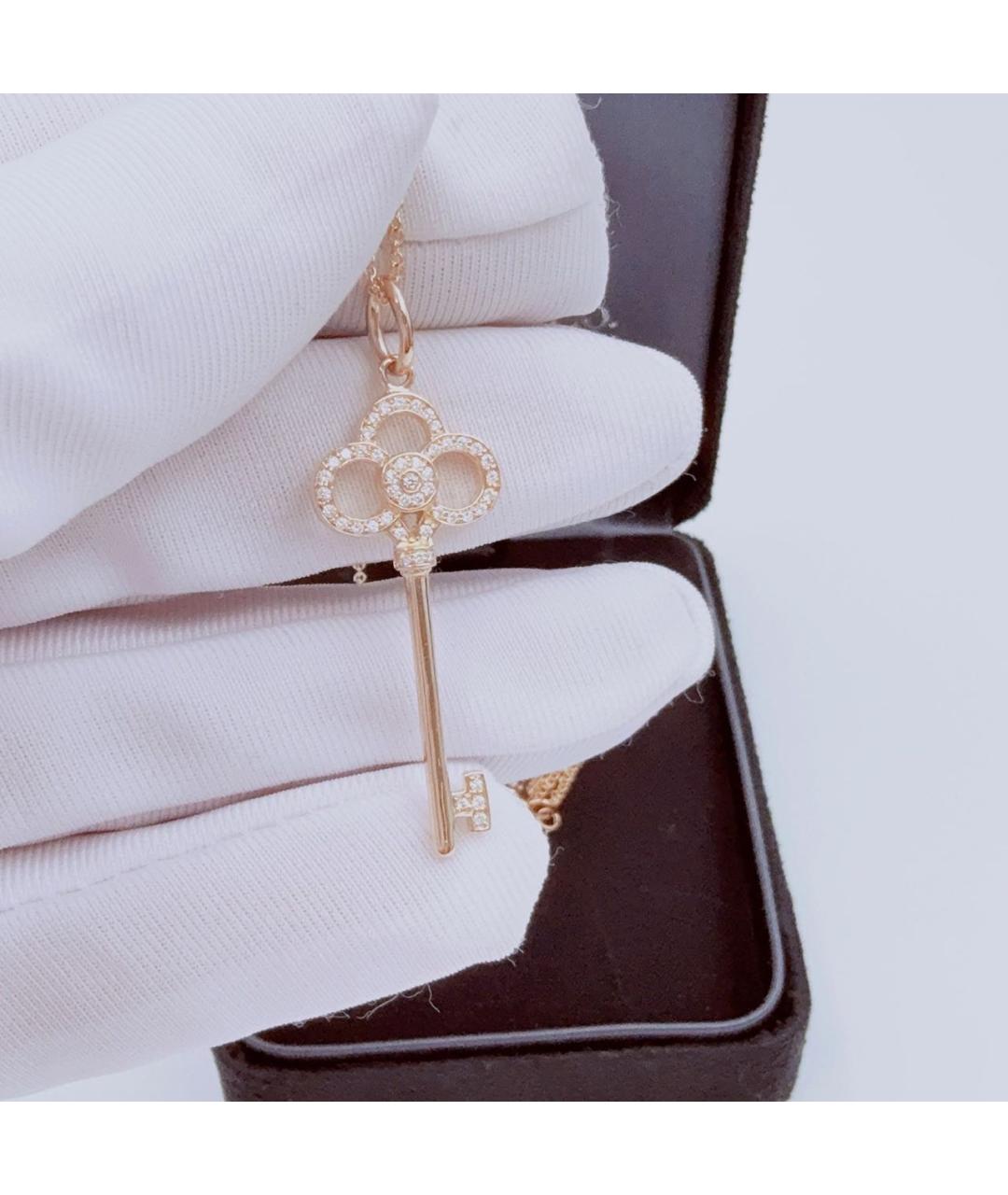 TIFFANY&CO Розовое колье из розового золота, фото 5