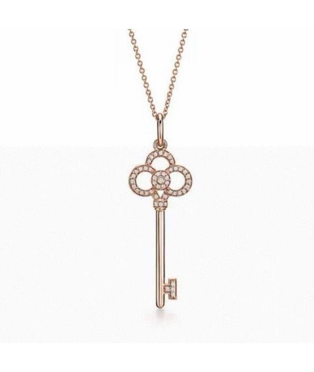 TIFFANY&CO Розовое колье из розового золота, фото 7