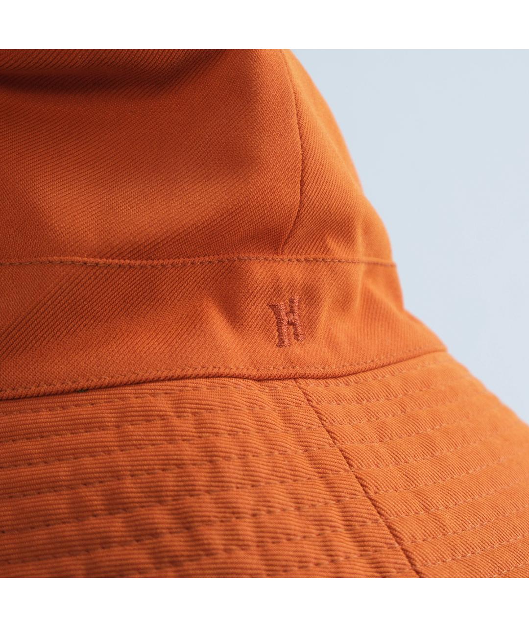 HERMES Оранжевая шляпа, фото 3