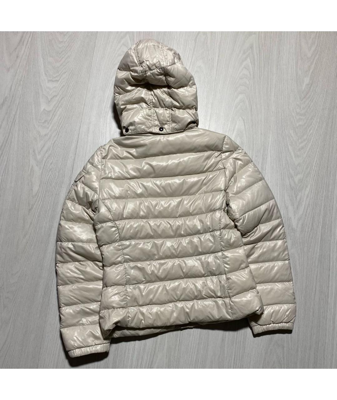 MONCLER Бежевый пуховик, фото 7