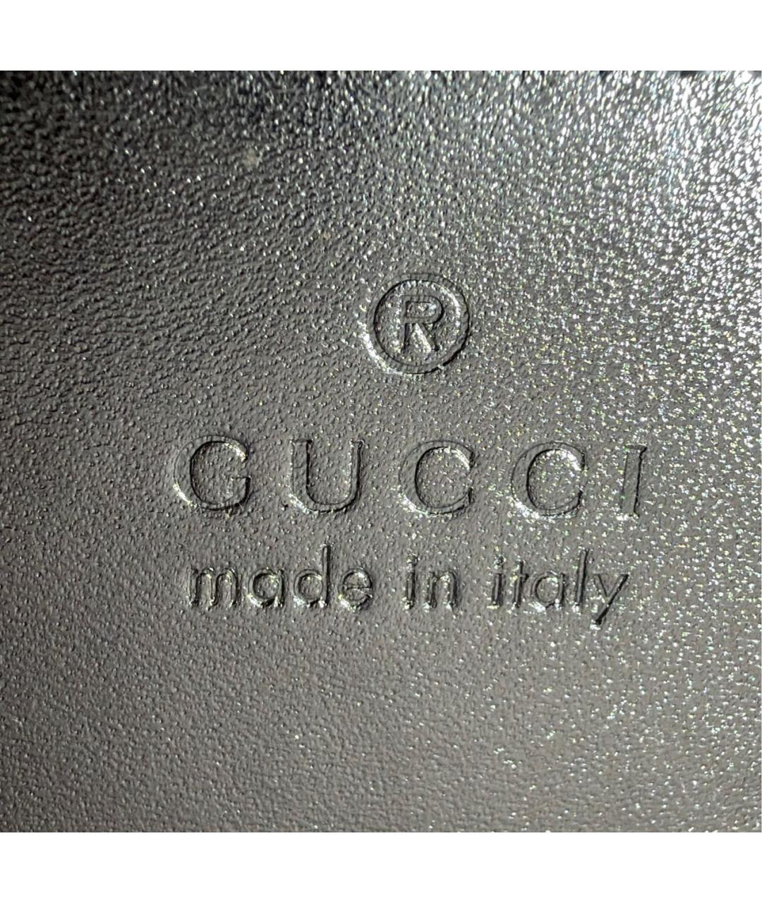 GUCCI Бежевая кожаная сумка с короткими ручками, фото 6