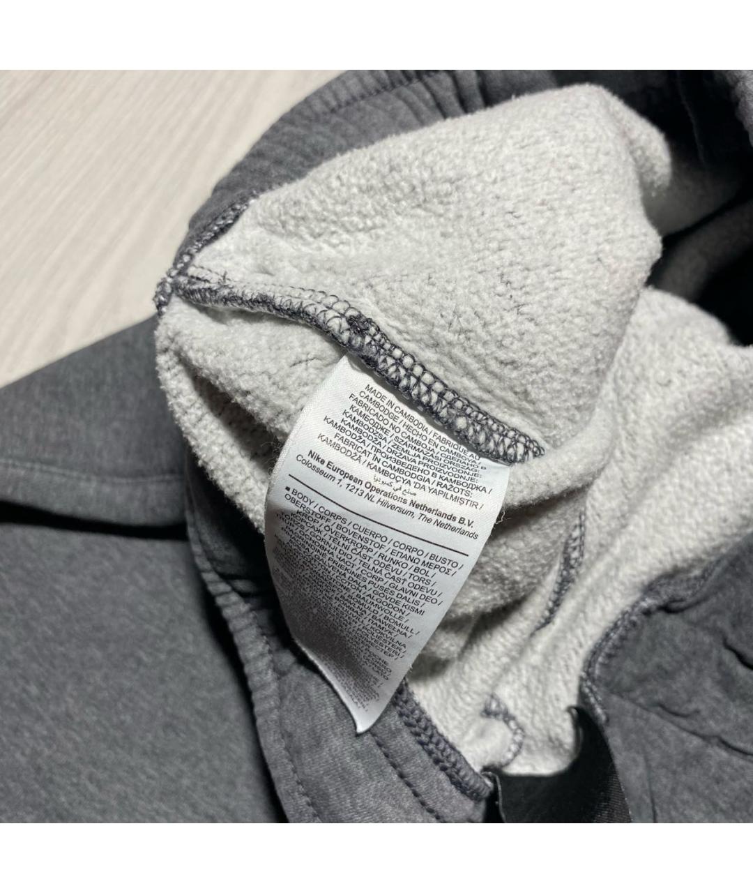 NIKE Серые повседневные брюки, фото 6