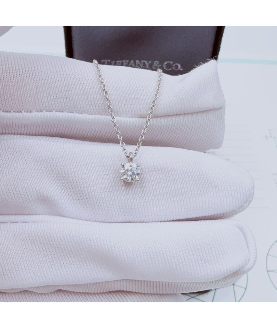 TIFFANY&CO Белое платиновое колье, фото 3