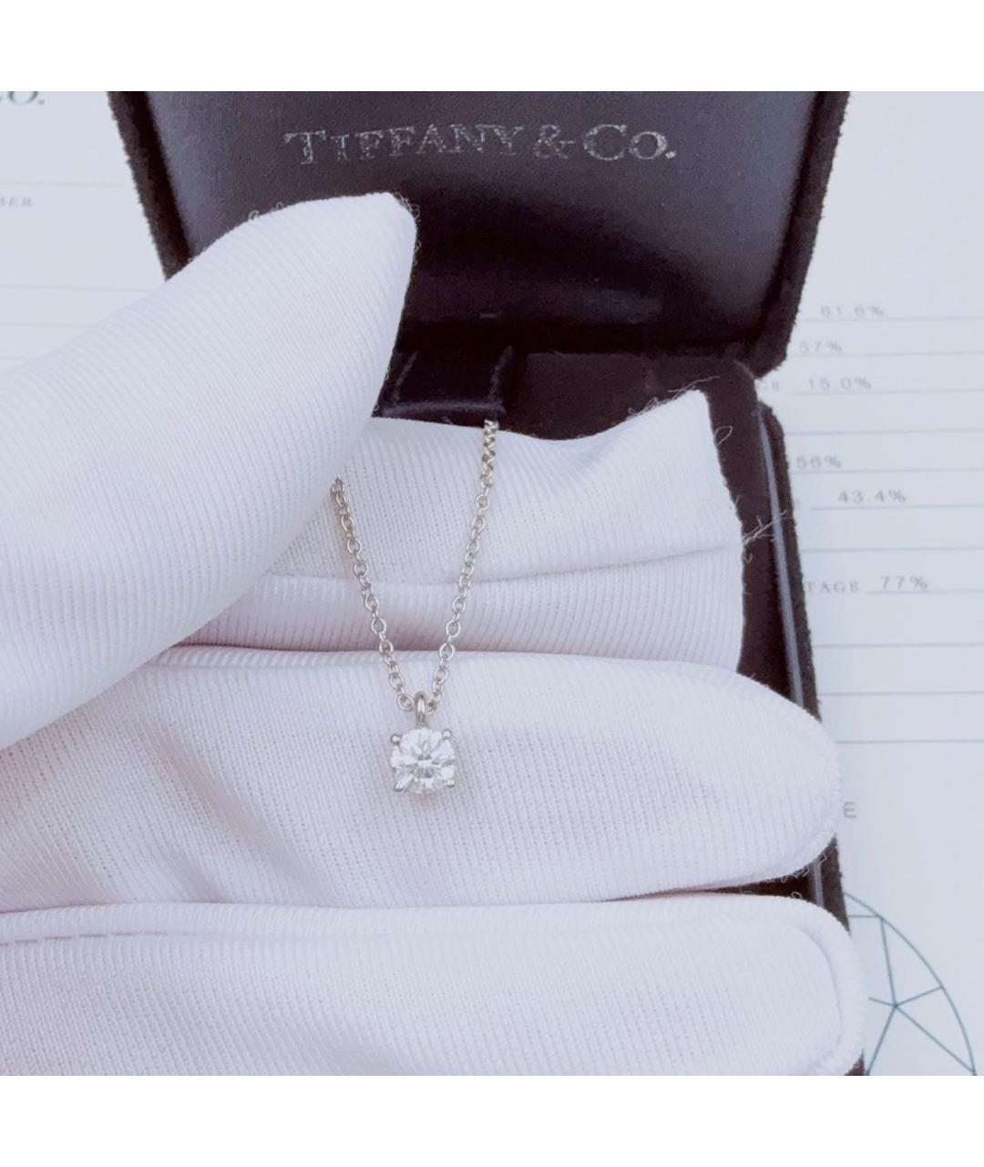 TIFFANY&CO Белое платиновое колье, фото 7