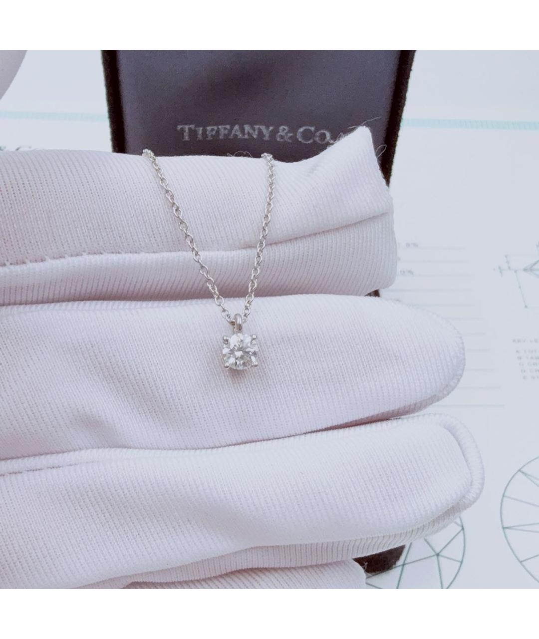 TIFFANY&CO Белое платиновое колье, фото 4