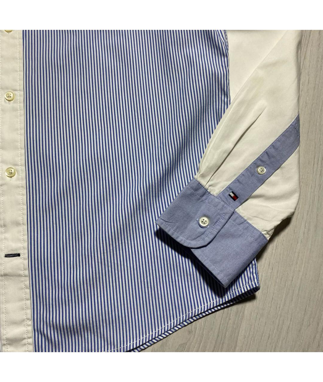 TOMMY HILFIGER Мульти хлопковая кэжуал рубашка, фото 4