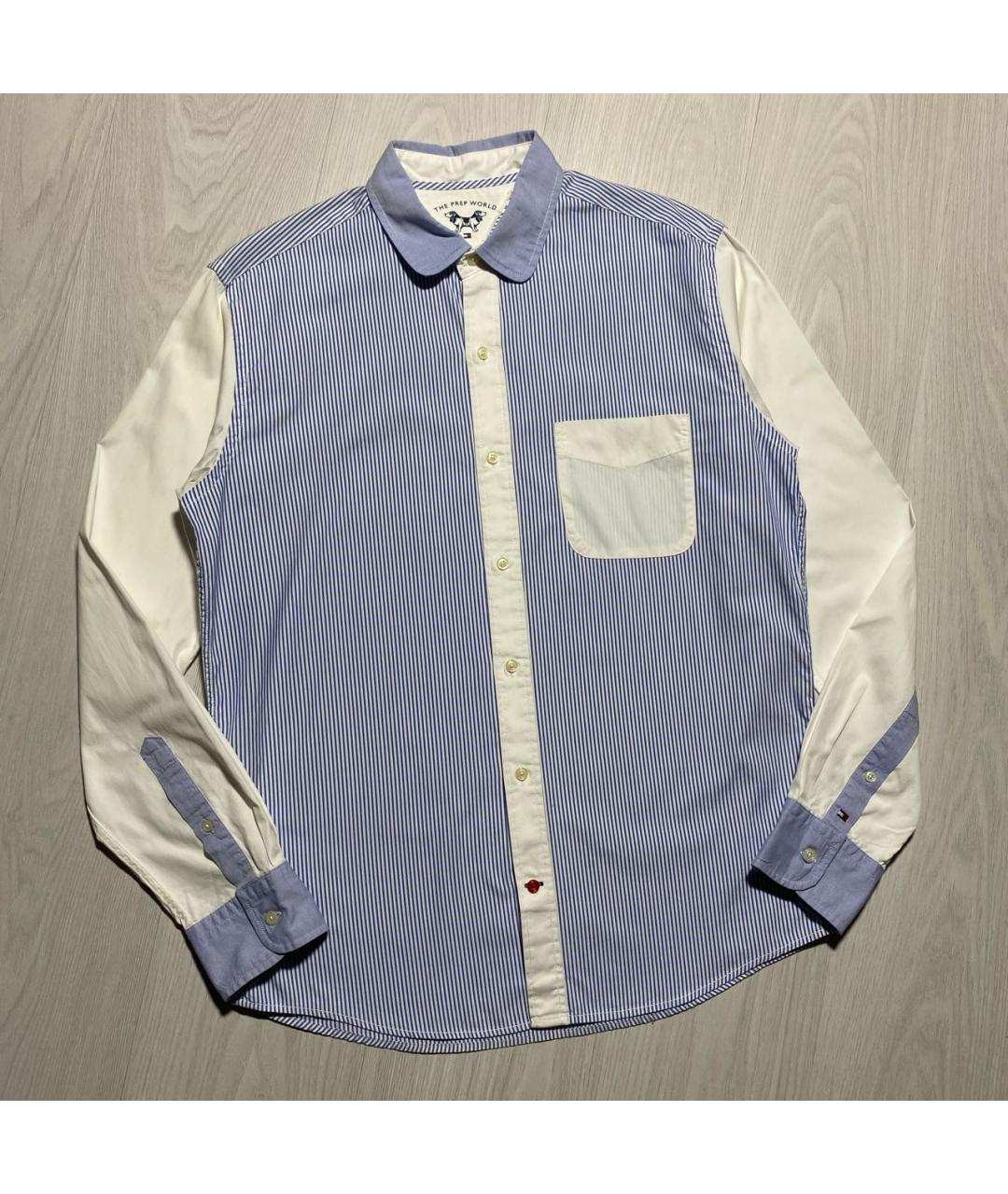 TOMMY HILFIGER Мульти хлопковая кэжуал рубашка, фото 5